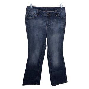 Pantalon Jean Femme Lane Bryant Dark Wash Boot Cut - Taille Grande 26 - Neuf Avec étiquettes